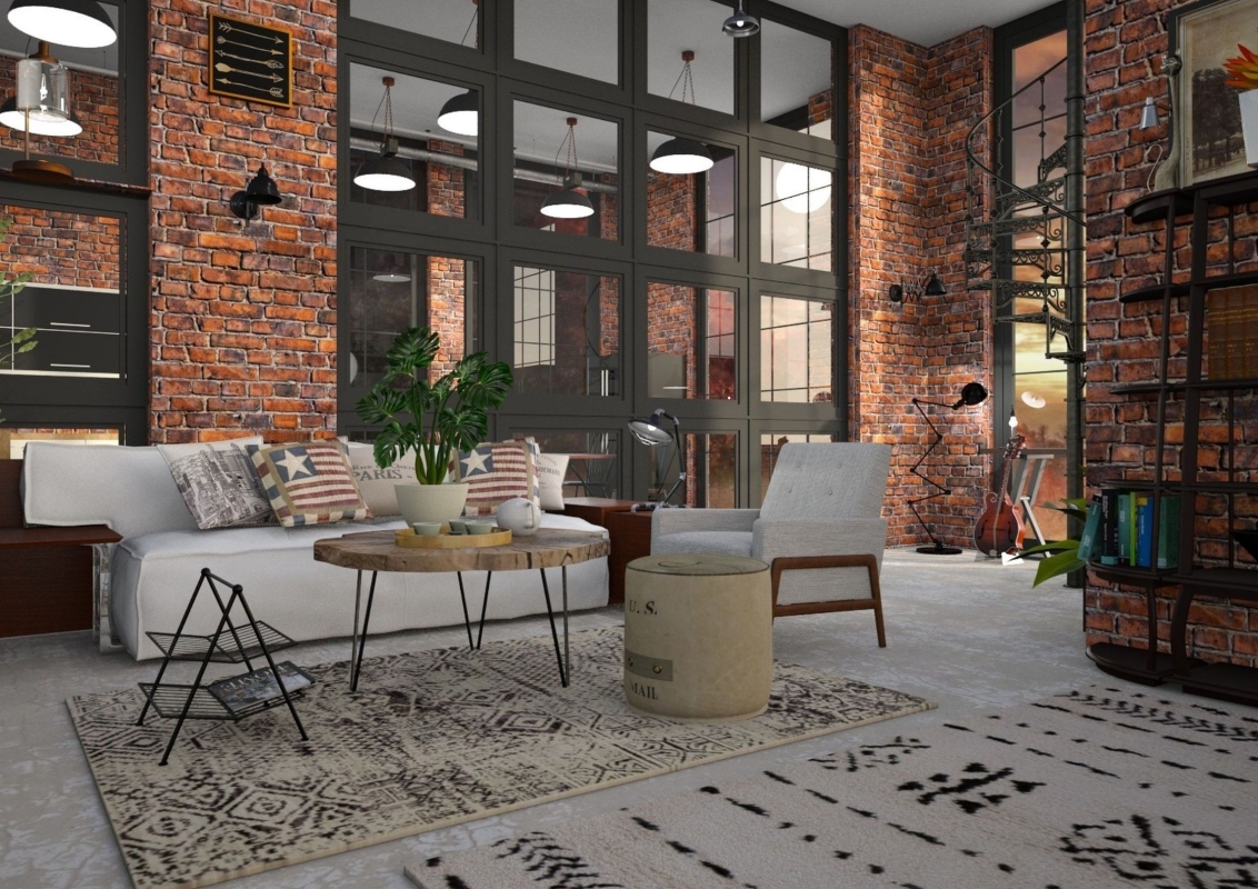 Industrial style - interior design and tips