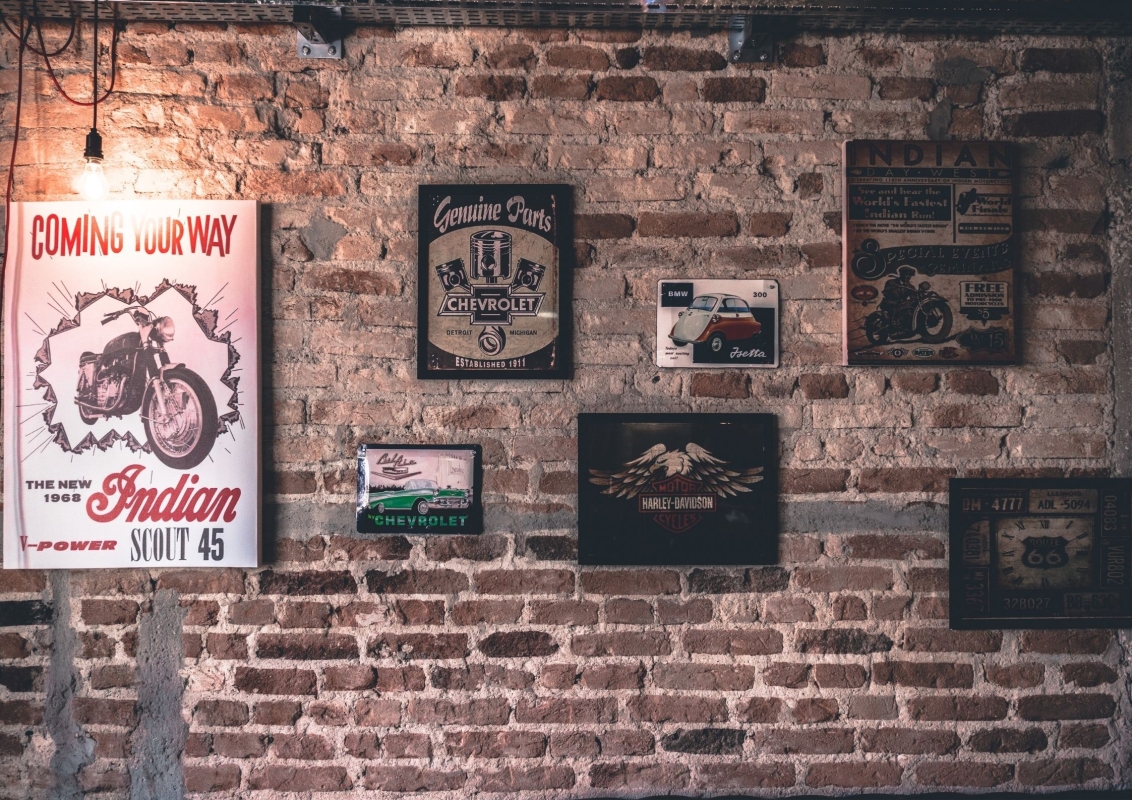 5 ideas for an interesting interior design with a brick wall