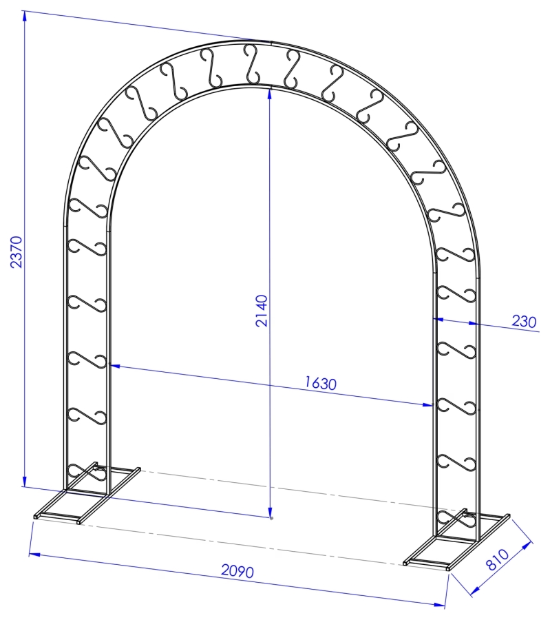 Metal garden gate/ Model:173