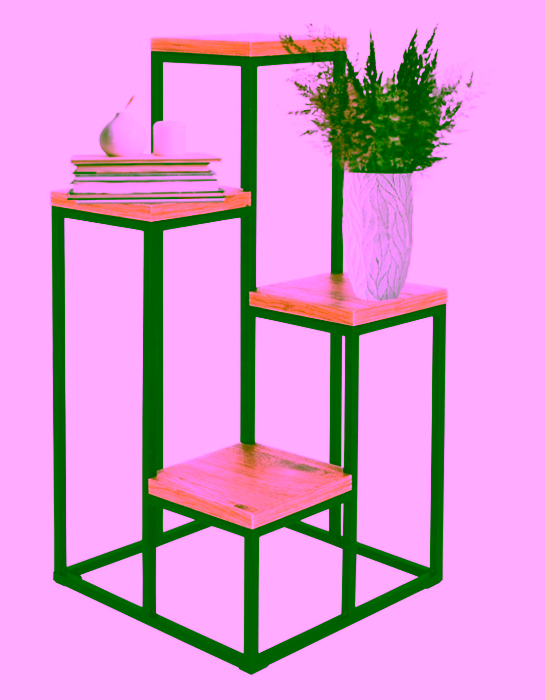 Flower stand - 4 levels. Metal flower and decoration stand