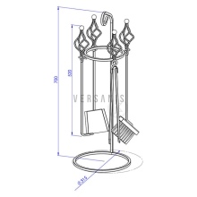 Accessories for fireplace Model:185