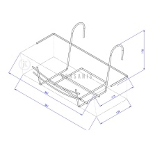 Balcony box basket Model:73