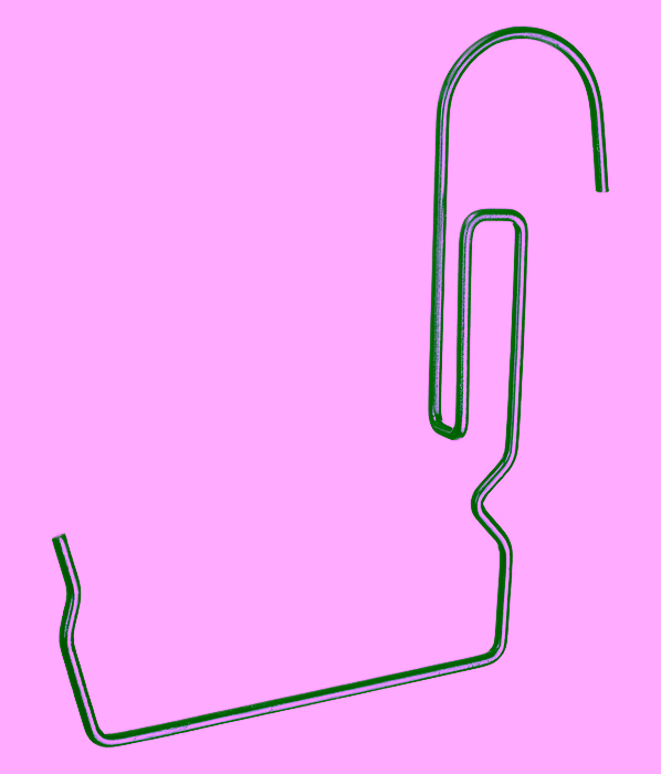 Balcony box holder - wire curved