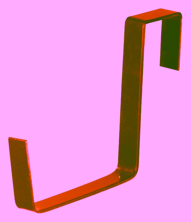 Balcony pot holder - metal, non-adjustable