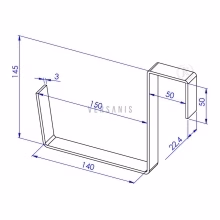 Balcony pot holder Model:34A