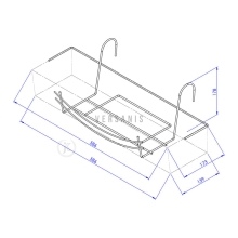 Basket, balcony box Model:75