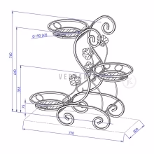 Decorative flowerbed for Model:172