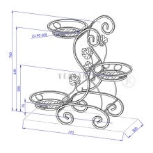 Decorative flowerbed for Model:172