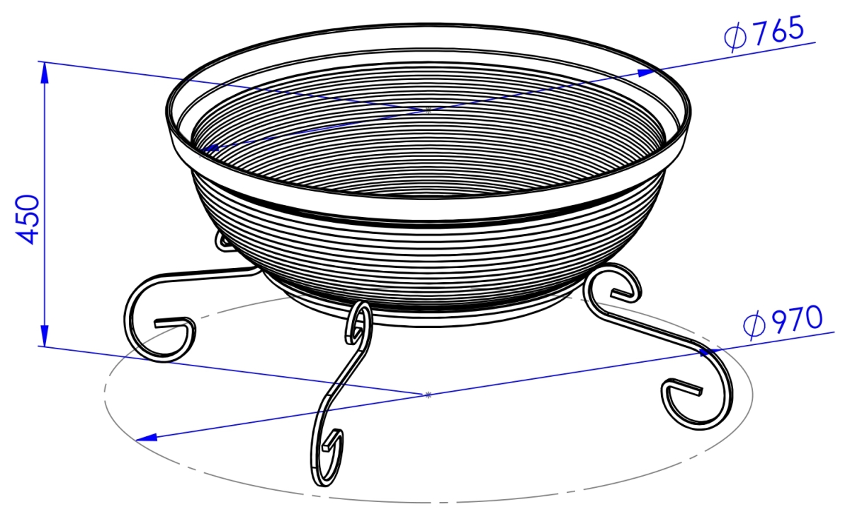 Decorative garden flowerbed Model:162A