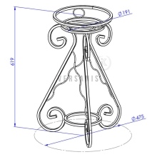 Decorative single florist Model:40