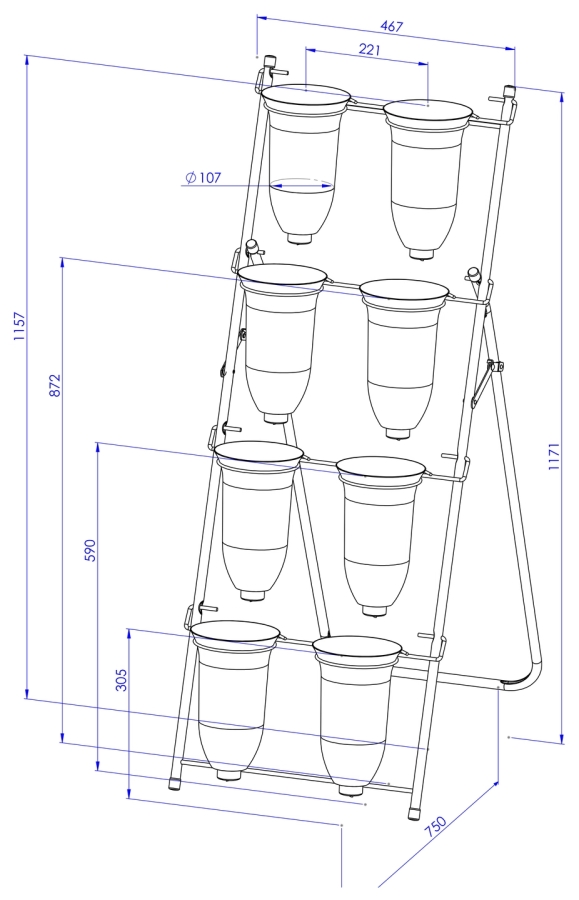Flower bottle stand Model:11