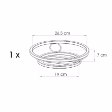 Flower stool low Model:138