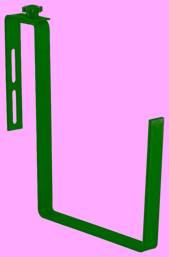 Balcony box holder - metal, adjustable, large