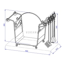 Large fireplace set Model:183