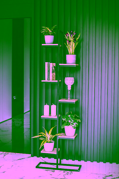 Tall metal flowerbed - 7 levels