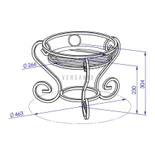 Low metal flowerbed Model:128