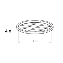 Metal bentwood flowerbed Model:243