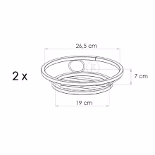 Metal flowerbed for Model:125