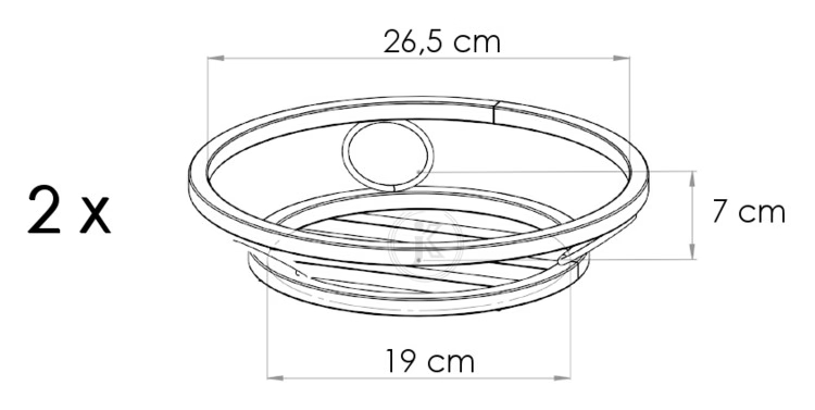 Metal flowerbed for Model:38