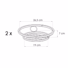 Metal flowerbed for Model:38