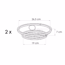 Metal flowerbed for Model:322