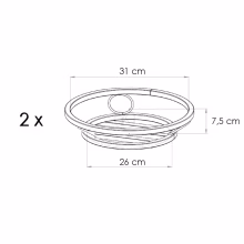 Metal flowerbed - Model:418