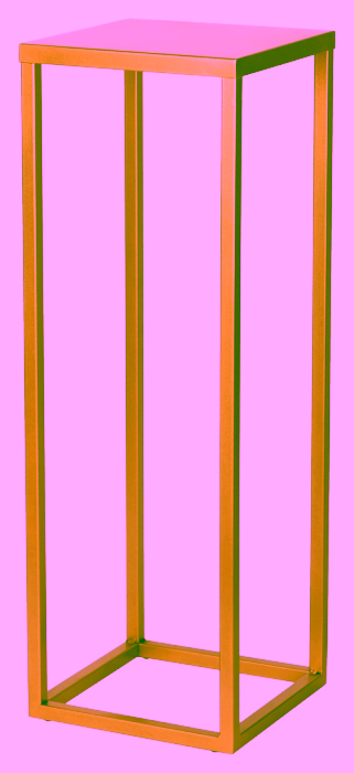 Metal plant stand. Flowerbed 70 cm. in loft style