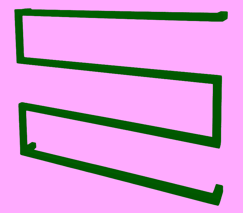 Metal wall-mounted bathroom Model:540