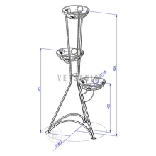 Plant stand for Model:129