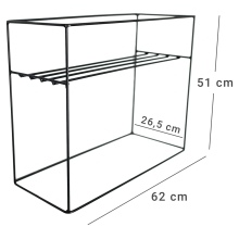 Rectangular wire flowerbed Model:569