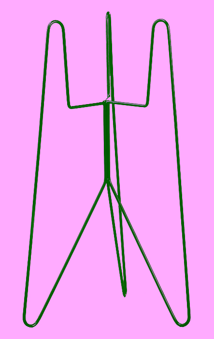 Single metal flowerbed. Model:521