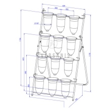 Stand, metal display Model:11A