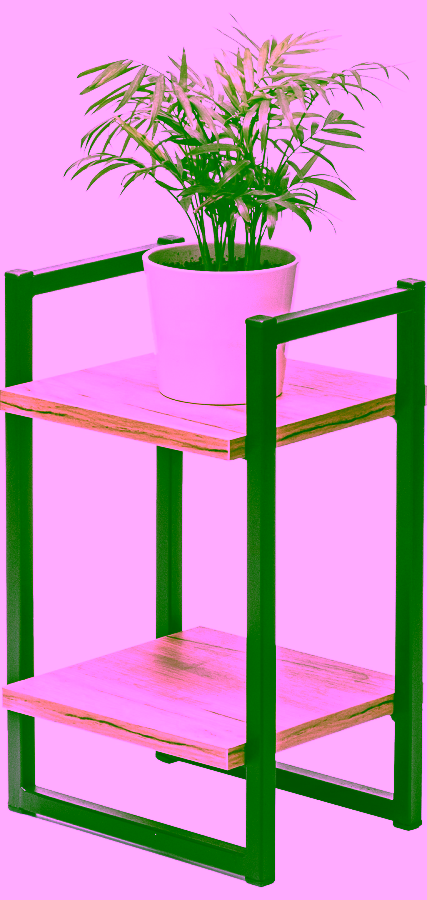 Stand, metal podium for plants. Standing flowerbed - 2 levels