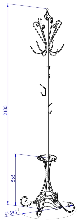 Standing clothes rack Model:156