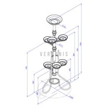 Standing twist flowerbed. Model:5