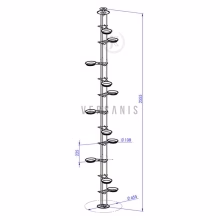 Telescopic flowerbed for Model:6