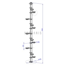 Telescopic flowerbed for Model:6