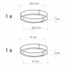 Twisted metal flowerbed Model:5A