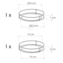 Twisted metal flowerbed Model:5A