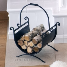 Wood rack for fireplace